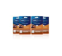 Vaseline Lip Therapy Balm Sticks, Cocoa Butter 4gm Moisturizing Lip Care 4 Pack in White