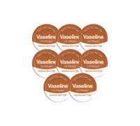 Vaseline Lip Therapy Cocoa Butter 20gm Petroleum Jelly Dry Lip Treatment, 8 Pack in White