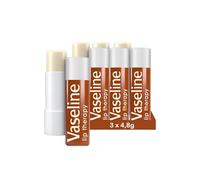 Vaseline Lip Therapy Cocoa Butter Tinted Lip Balm, Lipstick with Cocoa and Shea Butter (Cocoa 3 x 4_8 g)