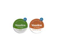 Vaseline Lip Therapy Duo Aloe Vera & Cocoa Butter Petroleum Jelly 20G, 4 Pack In White White