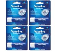 Vaseline Lip Therapy Original Long Lasting 48h Moisture 4.8g (Pack Of 4)