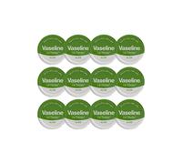 Vaseline Lip Therapy Petroleum Jelly, Aloe Vera 20gm Hydrating Lip Balm 12 Pack