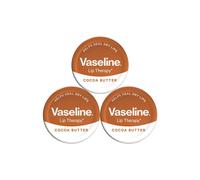 Vaseline 'lip Therapy' Petroleum Jelly, Cocoa Butter, 3 X 20Gm In White White