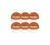 Vaseline 'Lip Therapy' Petroleum Jelly, Cocoa Butter, 6 x 20gm in White