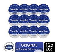 Vaseline Lip Therapy Petroleum Jelly, Rosy Lips/Aloe Vera/Original/Cocoa, 20gm