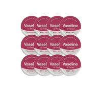 Vaseline Lip Therapy Rosy Lips 20gm Petroleum Jelly Tinted Lip Balm, 12 Pack in White