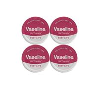 Vaseline Lip Therapy Rosy Lips 20gm Petroleum Jelly Tinted Lip Balm, 4 Pack in White