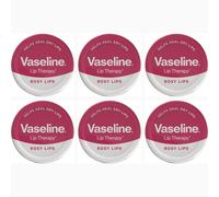VASELINE Lip Therapy ROSY LIPS with Rose and Almond Oil 20g x 6