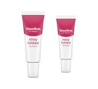 Vaseline Lip Therapy Rosy Tinted Lip Balm Pocket Tube 10g Pink Hint, 2 Pack in White Vaseline White