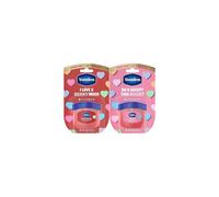 Vaseline Lip Therapy Wild Berry + Rosé Variety 2-Pack - Scented, Lightly Tinted Lip Balms with Vitamin E for Soft, Kissable Lips, 0.25 Oz Ea