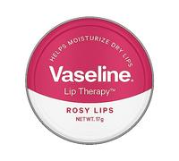 Vaseline Lip Tins Rosy Lips, 17 g | Provides Hydration, Sheer Pink Tint & Glossy Shine