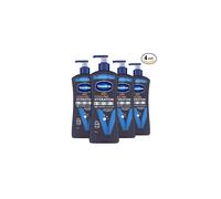 Vaseline Men Cooling Hydration 3-in-1 4 Pack for Dry Skin Face, Hands & Body Lotion for Men with Menthol & Ultra-Hydrating Lipids 20.3 oz,(Pack of 4)