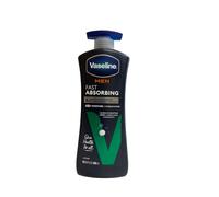Vaseline Men Healing Moisture Body Lotion, Fast Absorbing, 20.3 oz