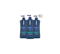 Vaseline Men's Healing Moisture Hand & Body Lotion For Dry or Cracked Skin Fast Absorbing Non-Greasy Lotion for Men 20.3 oz, Pack of 3