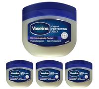 Vaseline Original Petroleum Jelly moisturiser skin care for cracked, dry skin and eczema relief 50 ml (Pack of 4)