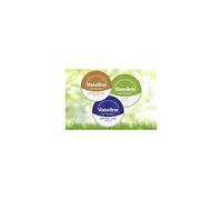 Vaseline Petroleum Jelly Lip Balms - THREE 20g Pocket Size Tins - Aloe Vera, Cocoa Butter, Original, Lip Repair Therapy Protects Dry Cracked