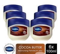 Vaseline Petroleum Jelly Moisturising Cocoa Butter 100ml, Select Your Pack Size