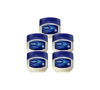 Vaseline Petroleum Jelly Original Skin Protectant Sensitive Skin 100Ml, 5 Pack In White White