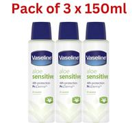 Vaseline ProDerma Aloe Sensitive Anti Perspirant Deodorant For Women 150ml, 6pk