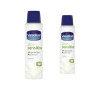 Vaseline ProDerma Aloe Sensitive Antiperspirant Deodorant Spray 150ml, 2 Pack