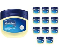 Vaseline Pure Petroleum Jelly Original Protects Dry Skin 50ml / Pack Of 12