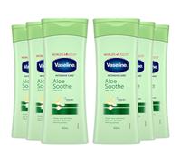 Vaseline Womens Intensive Care Body Lotion, Aloe Soothe, 400ml 6 Pack - NA - One Size