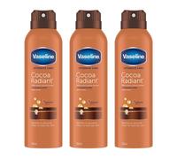 Vaseline Womens Intensive Care Spray Moisturiser Cocoa Radiant 190 ml, 3 Pack - Brown - One Size