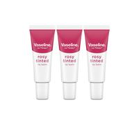 Vaseline Women's LipTherapy Rosy Tinted 'LipBalm' For Instant Softness&Pink Hint, 3x10g in White Vaseline White