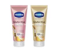 VaselinGluta-Hya Flawless Glow + Dewy Radiance Body Lotion, 200ml Combo Pack
