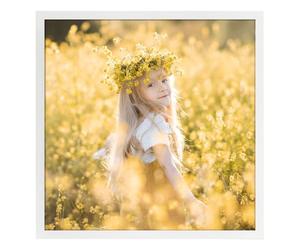 Vasemouh 12x12 Photo Frame White, Single 30x30cm Square Picture Frame Horizontal or Vertical Wall Mounting and Tabletop Display for Home, Office, Gallery