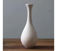 Vases Art Ceramic Crafts Simplicity Vase Decoration Home Photography Props White Narrow Vase,23