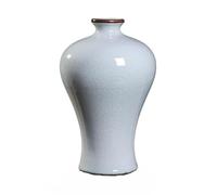 Vases Chinese Retro Ice Crack Glaze Ceramic Decorative Vase Living Room Flower Arrangement Dried Flower Home Furnishings Flower Vases for Centerpieces Living Desktop Arrangement Washroom