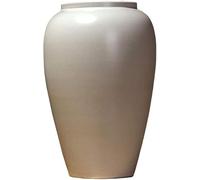 Vases Flower Chinese Style Simple White Ceramic Living Dining Table Coffee Decoration 33cm