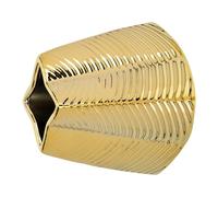 Vases for Flowers Ceramic Vase Flower Storage Holder Gold Leaf Pattern Glossy Finish Elegant Planter Decorative Home Decor