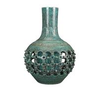 Vases for Flowers Hollow Antique Porcelain Antiques Living Room Coffee Table Desktop Ceramic Vase Centerpiece Vase Flower Vases Decorative