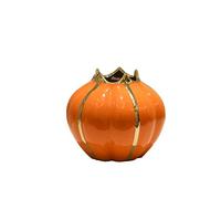 vases Orange Phnom Penh Ceramic Vase Home Dining Table Decoration Simulation Pumpkin(A)