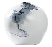 Vases Striped Nordic Ceramic Vase, Decorative Dried Flower Vase, Living Room Table Decorations Flower Vases for Centerpieces Living Room Office Bedroom Decoration, Desktop Arrangement(18cm)