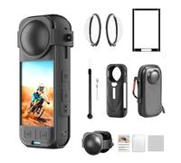 Vasgather Camera Accessory Kit for Insta 360 X5 - Lens Guards, Silicone Case, Camera Case (Black, Unisex)