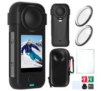 Vasgather Camera Protective Kit for insta 360 X4 Air Accessories Include-Screen Protector/Lens Guard/Silicone Protective Cover/Camera case(with Buckle)