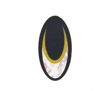Vasiumic 100pcs Flash Flat Sticker Back Glue Simulation Fisheye for Fly Tying, Realistic 3D Fish Eyes with Finish Bait Material for Fishing Lures (S(A)