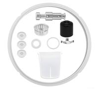 Vasiumic 11pcs Pressure Cooker Accessories Set with Silicone Sealing Ring Steam Release Handle Float Valve Gasket Safe Cooking