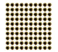 Vasiumic 183Pcs Fishing Lure Eyes 3-6mm Holographic 3D Artificial Fish Eyes for Fly Tying and Lure Making, 4 Colors Epoxy Resin Stickers, 5g Pack(A)