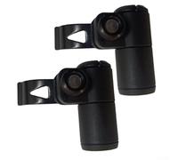 Vasiumic 2 Pack Trekking Pole External Locks for Hiking Poles, Quick Flip Lock Set Compatible with 14mm 16mm 18mm Walking, Aluminum Alloy Adjust(FOR16MM TUBE)