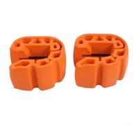 Vasiumic 2-Piece 295100418 Buffer Bumper Kit for 295100729 Snap-In Fenders Orange Tear-Resistant Material Shock Absorbing Cushioning Long-Lasting Performance