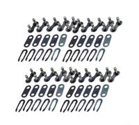 Vasiumic 20 Pack Chain Link for Single Speed - Steel Quick Release Connector Clip Compatible with Mountain For Bike, Road For Bike, Fixed Gear (Black)