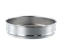Vasiumic 20cm Chrome Plated Frame Stainless Steel Mesh Test Sieve for Laboratory Sample Inspection and Medicine Analysis, 304 Stainless Steel Bottom Mesh(20 Mesh)