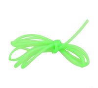 Vasiumic 2mm 3mm Outer Diameter Luminous Fishing Line Tube - Glow-in-the-Dark PVC Rigging Wire for Night and Deep Water Fishing, 1/5/10m Length Options(2MM 1 METER)