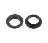 Vasiumic 2x Bottom Bracket Bearing Protection Cup Covers for 24mm Crankshaft Diameter, Plastic Shaft Seal, Smooth and Wear-Resistant, No T