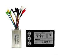Vasiumic 36-48V 17A 350W Sine Wave Controller with LCD S866 Display for E-For Bike Electric Scooter, Compatible with 24V/36V/48V Brushless Motor, UART No.2 Proto