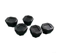 Vasiumic 4 Pack Tennis Racket End Cap for Handle Repair, Plastic Butt Cover Compatible with No. 2 Tennis Rackets, Black Replacement Grip End Piece